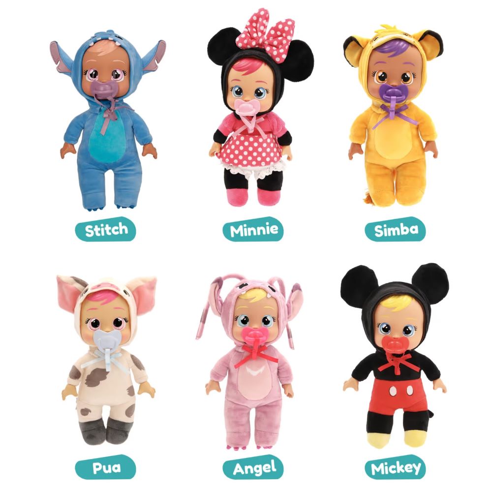 5a223354b150260d607924d0faff9f78 Cry Babies Tiny Cuddle Disney Ass 2 - immagine 1