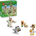 Lego Minecraft Attacco nel deserto del fantino di polli