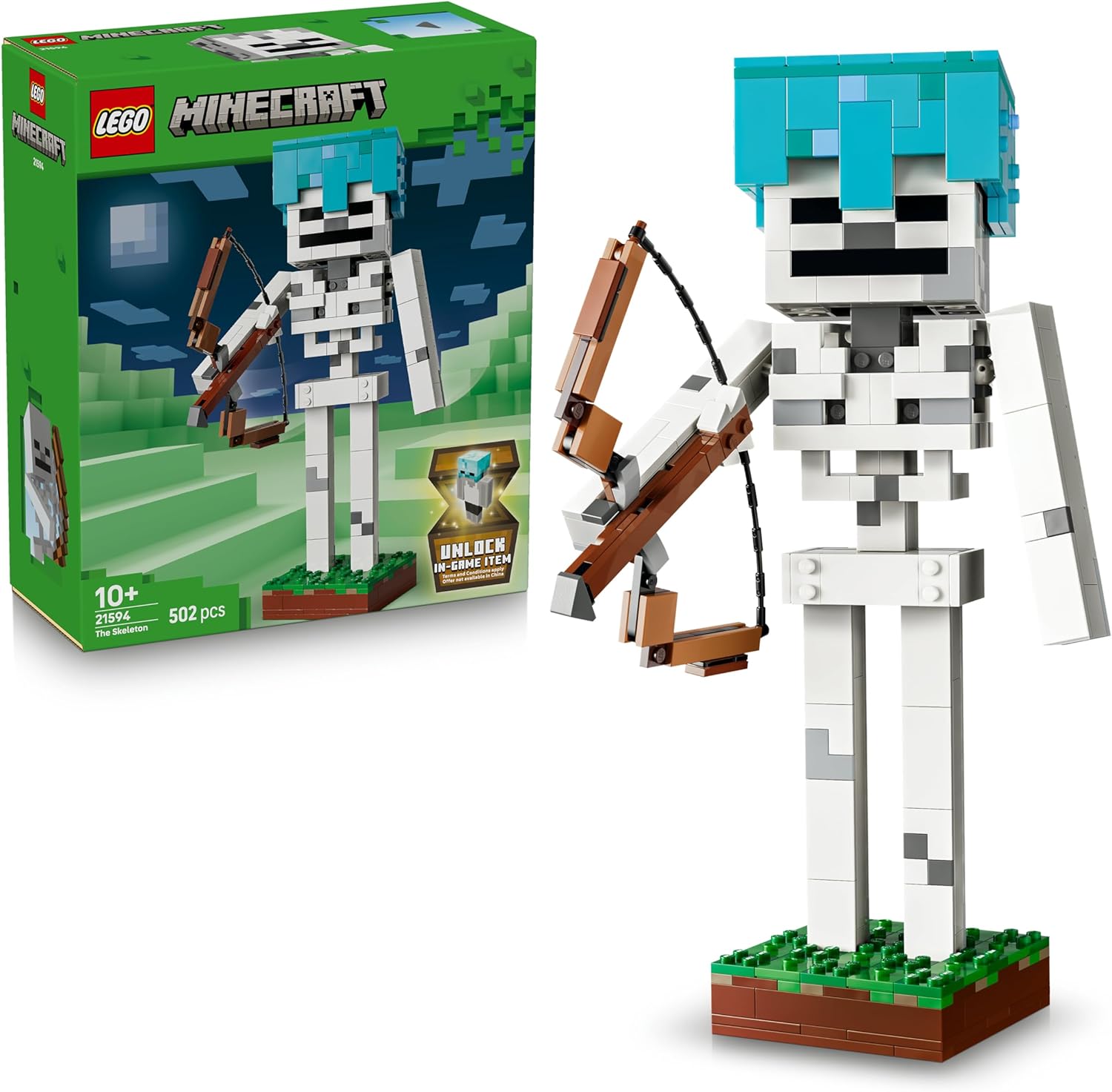 84c1b7234f30c0c18bf50e34dae030a0 Lego Minecraft Lo Scheletro - immagine 1