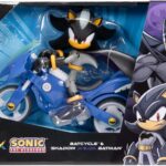 Sonic x Dc Personaggio 13 cm Shadow con Batcycle
