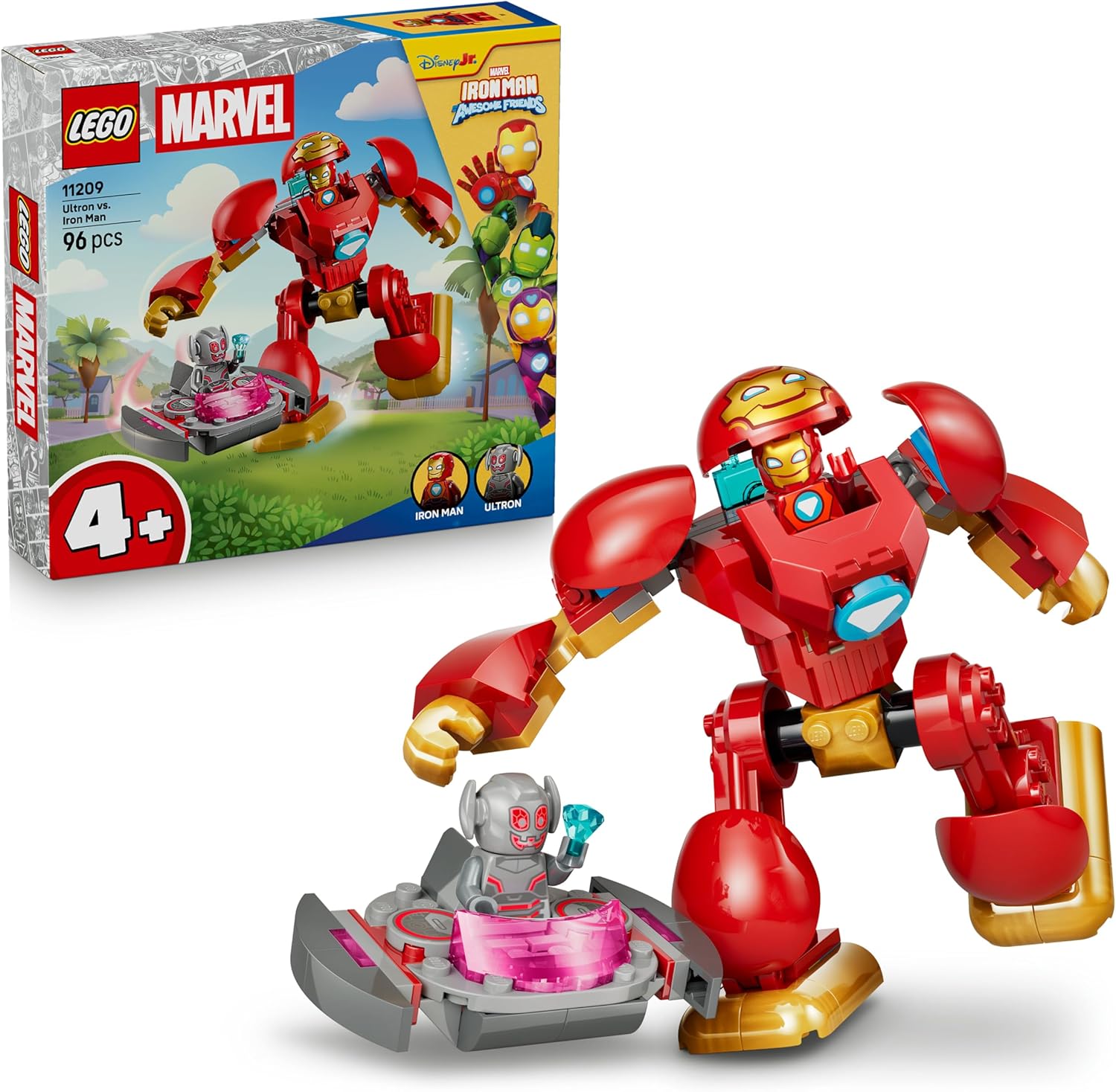 b4a37ef11d8c6a06ce045023e0f609ea Lego 4plus Kids Gloves 2026 Ultron vs. Iron Man - immagine 1