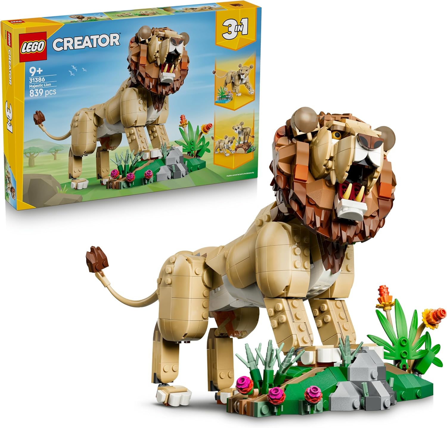 be5a40391b37fcf1c627c18dfffc7443 Lego Creator Animali selvatici: Leone Maestoso - immagine 1