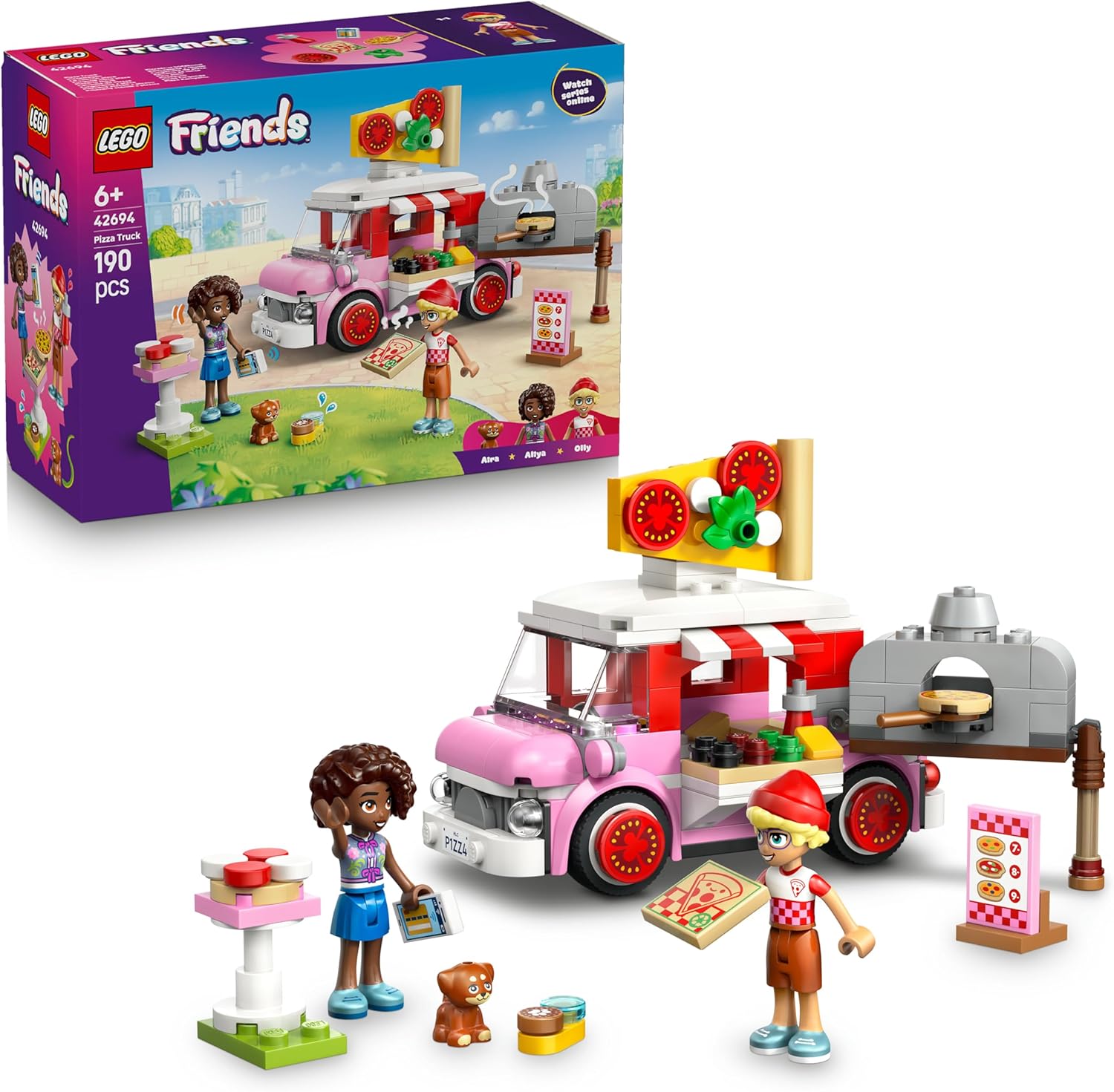 d574dcd879ffc269870962d7eb6422fa Lego Friends Furgone delle pizze - immagine 1