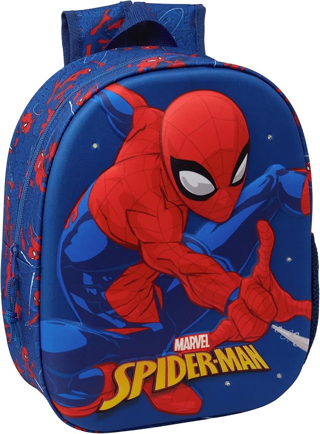 df73f11a1a09076279b6d041fa159640 Zaino Asilo 3D con Led Spiderman - immagine 1