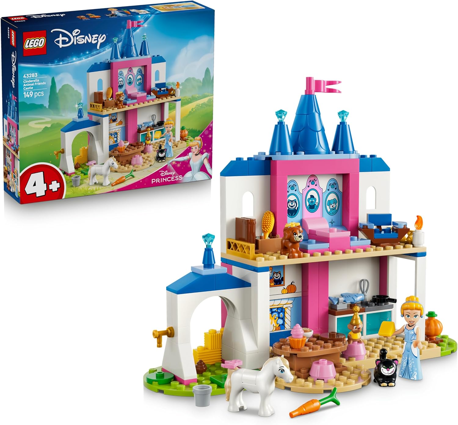 e82595bdef46808df184b73abc53719e Lego Disney Princess Castello degli amici animali di Cenerentola - immagine 1