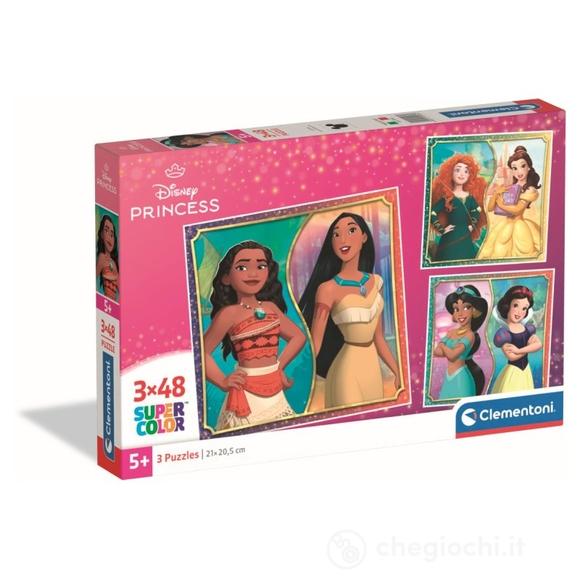 172052da446d5c9e5b82815afc534ae4 Clementoni Puzzle 3x48 pz. Square Disney Princess 2025 - immagine 1