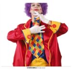 Guirca Cravatta Clown Scacchi cm.30