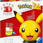Ravensburger Puzzleball Pz.72 Pokemon Pikachu con Orecchie
