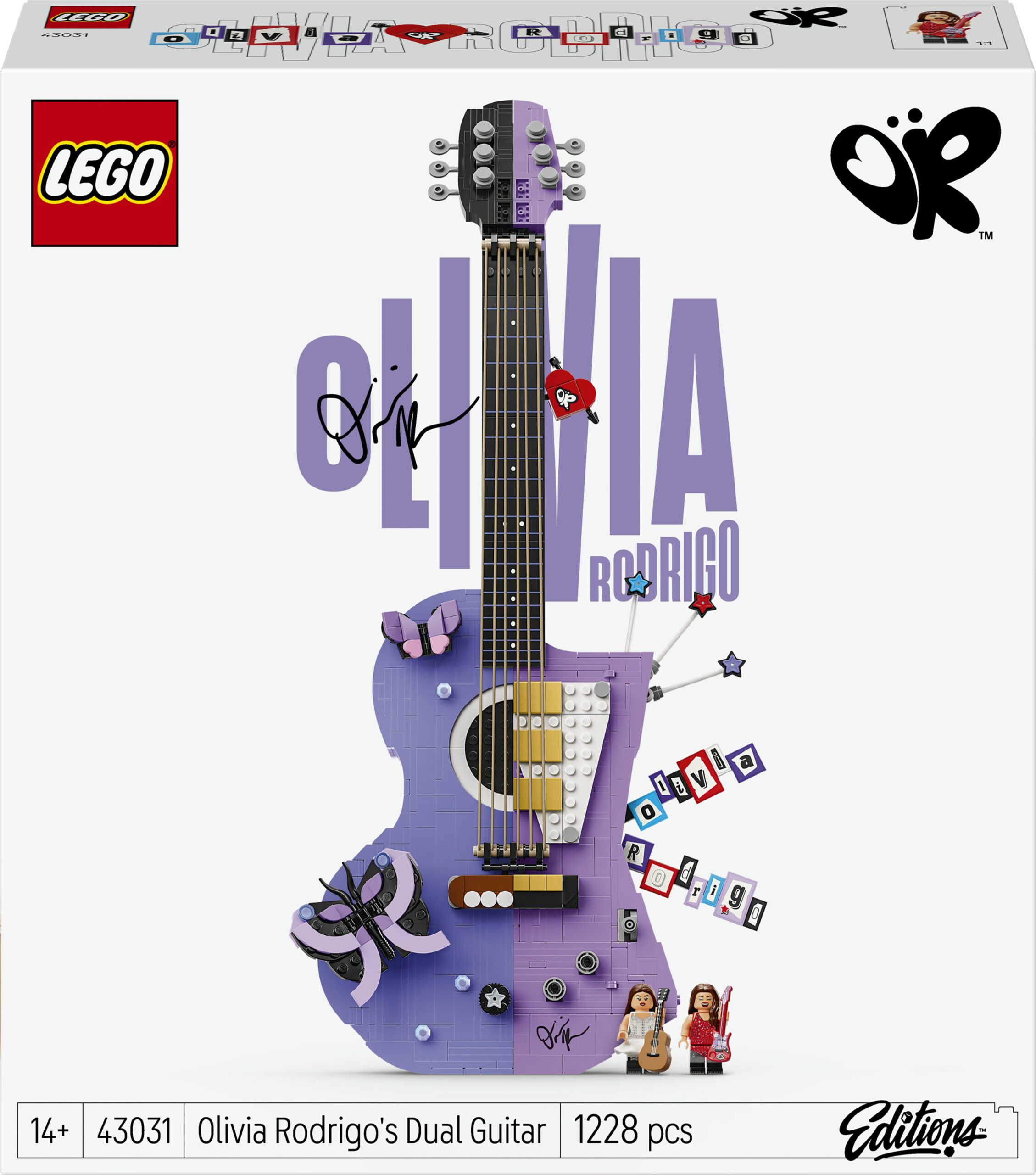 4cc48e282428b39cac804389d3523846 Lego Editions Music Chitarra bicolore Olivia Rodrigo - immagine 1