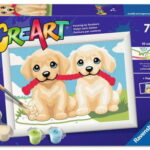 Ravensburger Creart Serie E - Cuccioli Giocherelloni