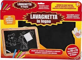 5230b97a1d9094737b2ff7543af68133 RSToys Lavagnetta Legno 34x24 cm - immagine 1