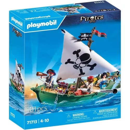 5471de297479e7c2cffbcaa544a5646a Playmobil Barca dei Pirati - immagine 1