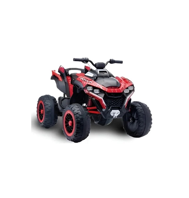 60de5edaa8b55bbae48bd83e486c00fb Urban city quad adventure red elettrico da 24v con luci led 2 velocita' - immagine 1