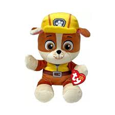 7185909bc2426e88f3c64d21defb3e62 Peluche Paw Patrol Rubble Floppy cm.20 - immagine 1