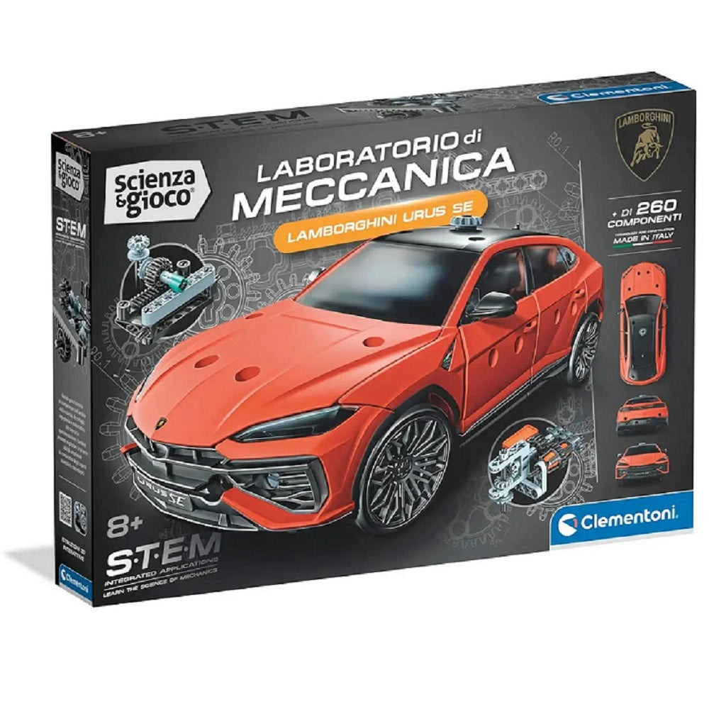83b1c84303f05ad1a29df0a7b007fe96 Clementoni Laboratorio di Meccanica - Lamborghini Urus - immagine 1