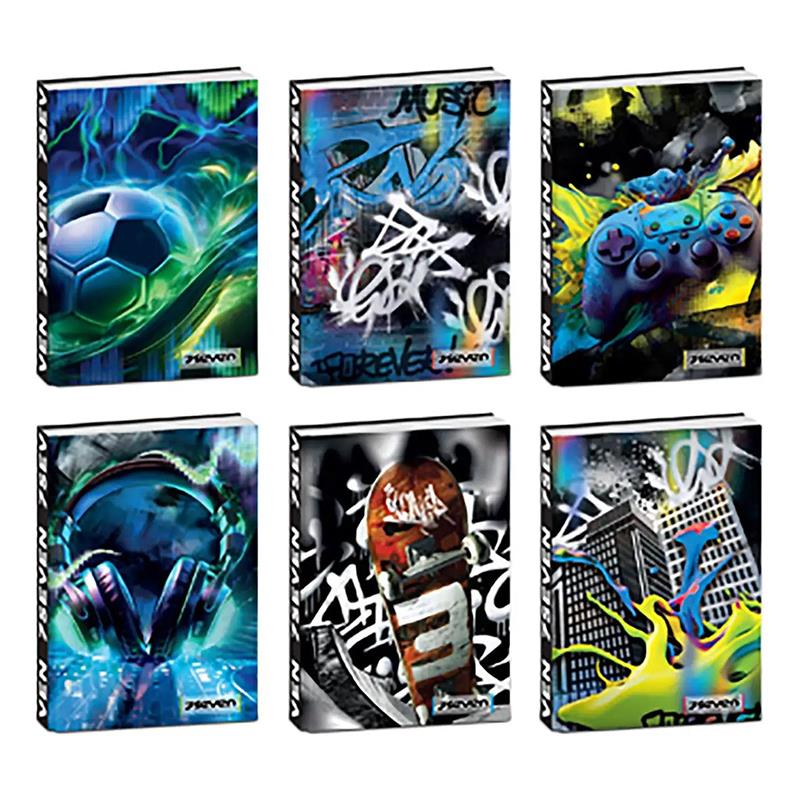 888a814f72f512915432c4ba4c6b69e2 DIARIO STD 12M DATATO #R SEVEN CARTOTECNICA BOY - immagine 1