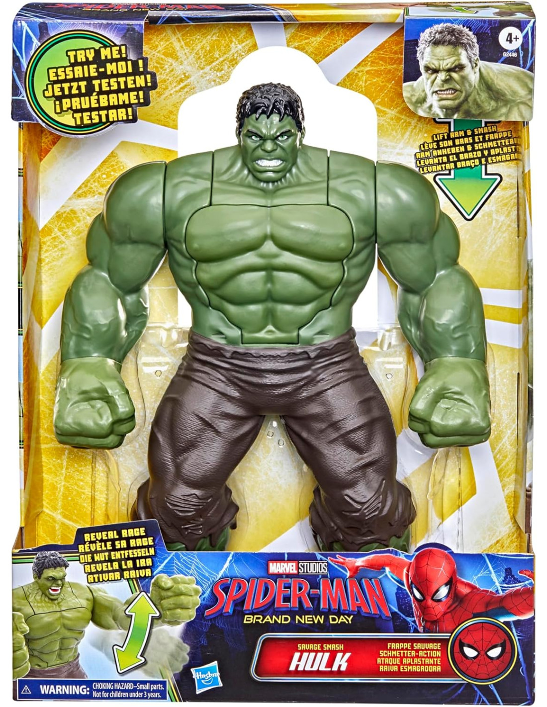 9448f5d72cf7cc2f6467a8faa375e708 Hulk Brand New Day Furia Gamma Testa Rotante - immagine 1