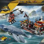Lego Jurassic World Jurassic World Attacco alla barca del dinosauro Mosasaurus