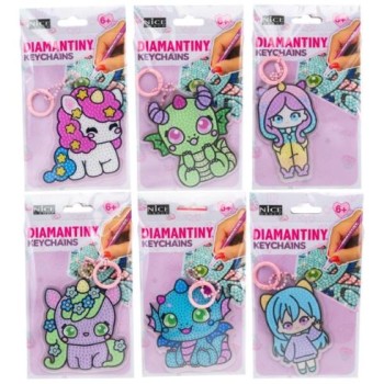 b4aa84c9ab109ea4791eac9451d48b6b Diamantiny Kawaii Acrylic Portachiavi - immagine 1