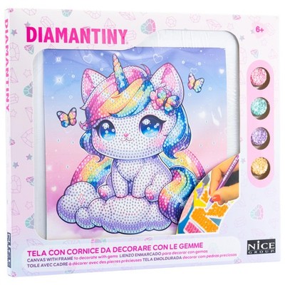c07704b913b6e43d80f182e03d745e66 Diamantiny Kawaii Unicorn Quadretto 6 - immagine 1