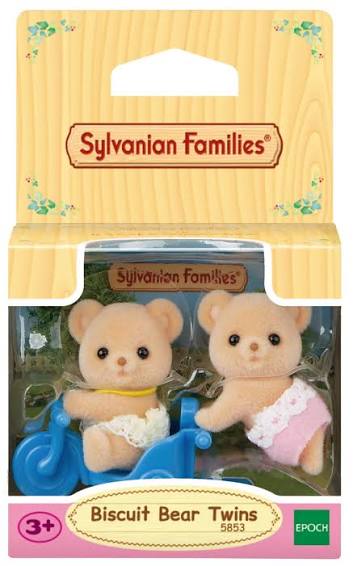 c1873e07887d98d2ca551f13a6872304 Sylvanian Families Set di gioco Bambole Gemelli Orso Biscotto - immagine 1