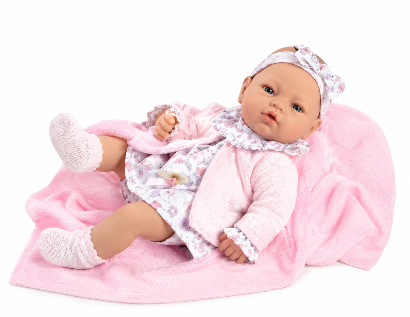da103703cb1f5147f139ab04508dc8f7 Bambola Eva giacca e plaid 42 cm - immagine 1