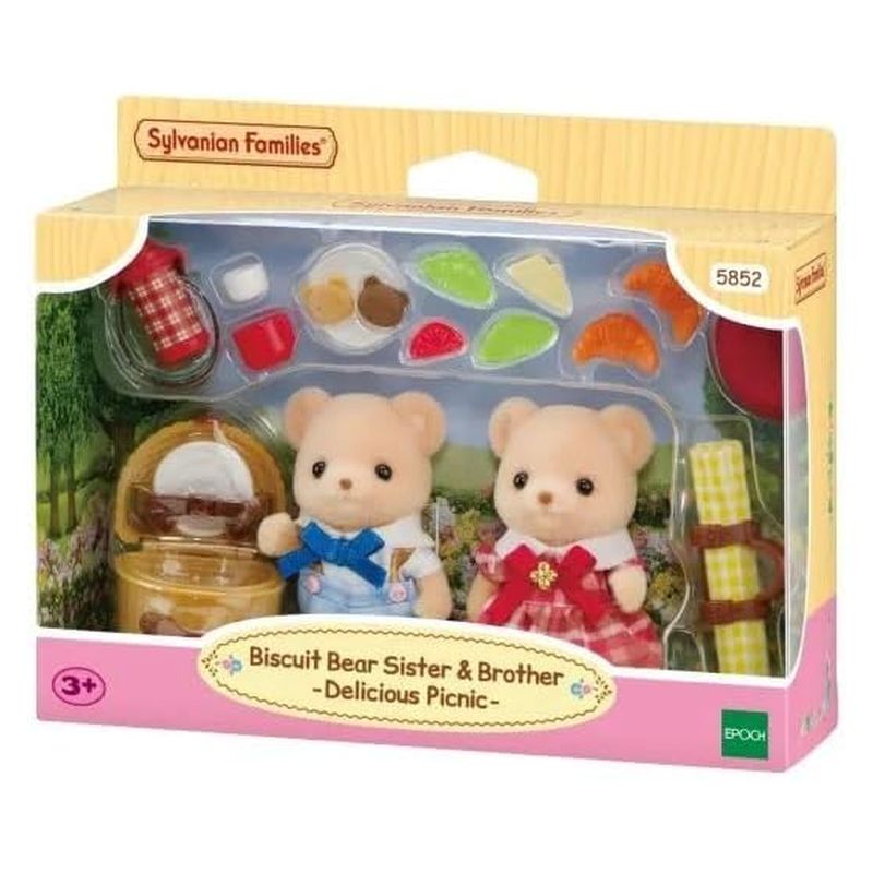 df0b1abada0a76f5fc43549014c5bd88 Sylvanian Families Fratelli Orso Biscotto - Deliz - immagine 1