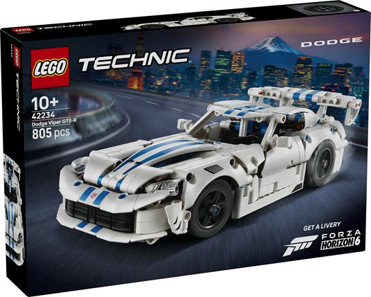 e36606f890c0bcc01250c26d75ba007f Lego Technic Auto Sportiva Dodge Viper GTS-R - immagine 1