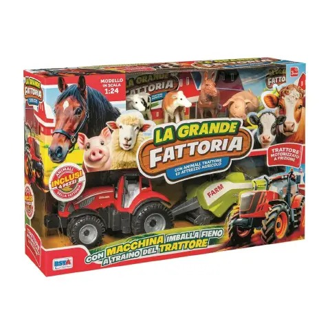 f9ff0aad65ad5db04ade686445570100 Rstoys Playset La Grande Fattoria con Trattore - immagine 1