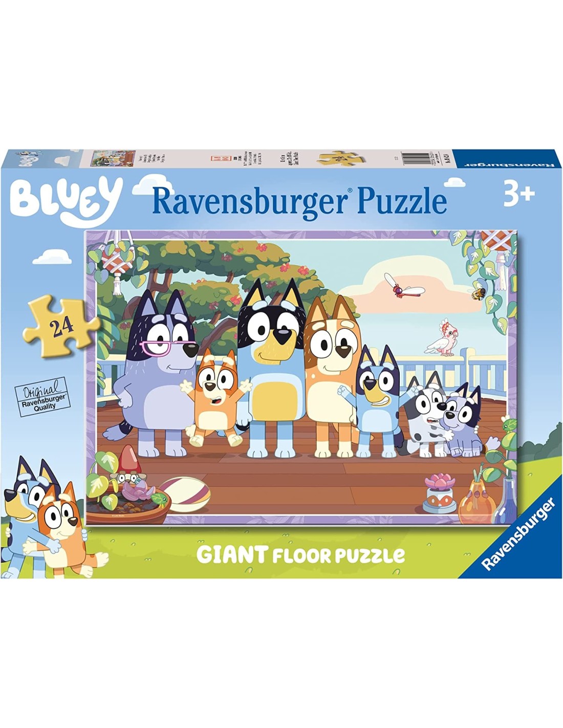 fd7c6e2f59c1f310f07dcfbd49a48c8a Ravensburger Puzzle 24 pz. Maxi Bluey - immagine 1