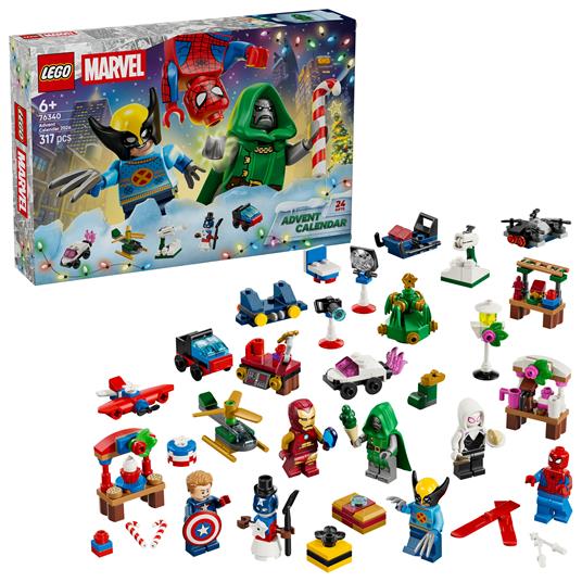 0ae0a8000fc0fd484e57a1e82469a2ad Lego Super Heroes Marvel Calendario dell’Avvento 2026 - immagine 1
