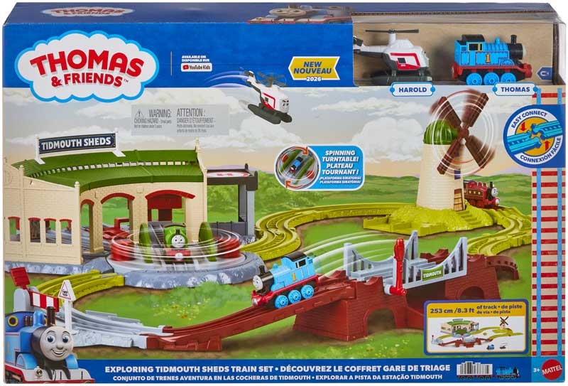 3e5d5dfe5f78a3ff8489f977d81e89f6 Thomas and Friends Pista alla Scoperta del Deposito di Tidmouth - immagine 1