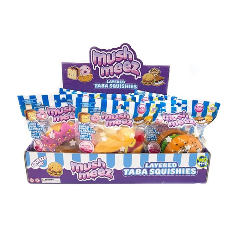 47184af108b72ae489cd8b21da394597 Taba Squishies Mushmeez Dolce Salato Ass. - immagine 1