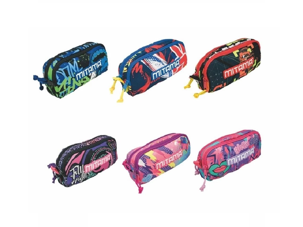 4b570ea2c73ede2ca342e07cadab386e BOX ASSORTITO BUSTINA 2 ZIP BOY/GIRL MITAMA PRO - immagine 1