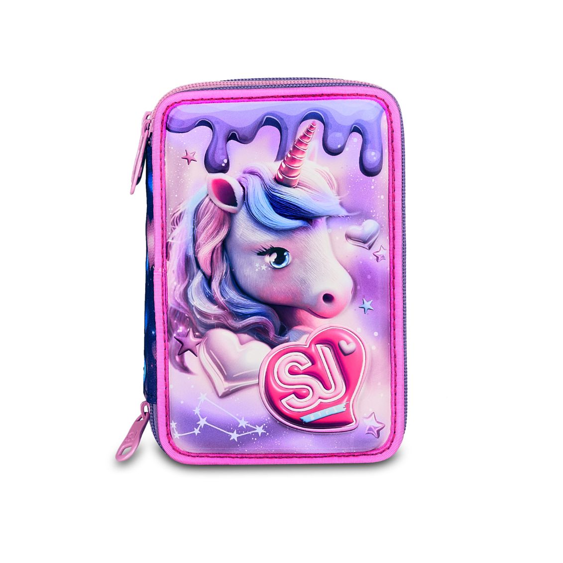 4f495a0c964b54e41d6e76c3c5089415 ASTUCCIO 3 ZIP 3D SJ GANG PIXIE UNICORN - immagine 1