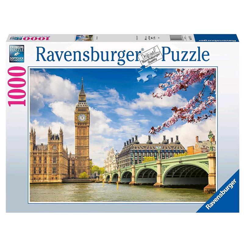 71a27dccb6484e3451232bd3f28e4463 Ravensburger Puzzle 1000 pz.Londra Big Ben - immagine 1