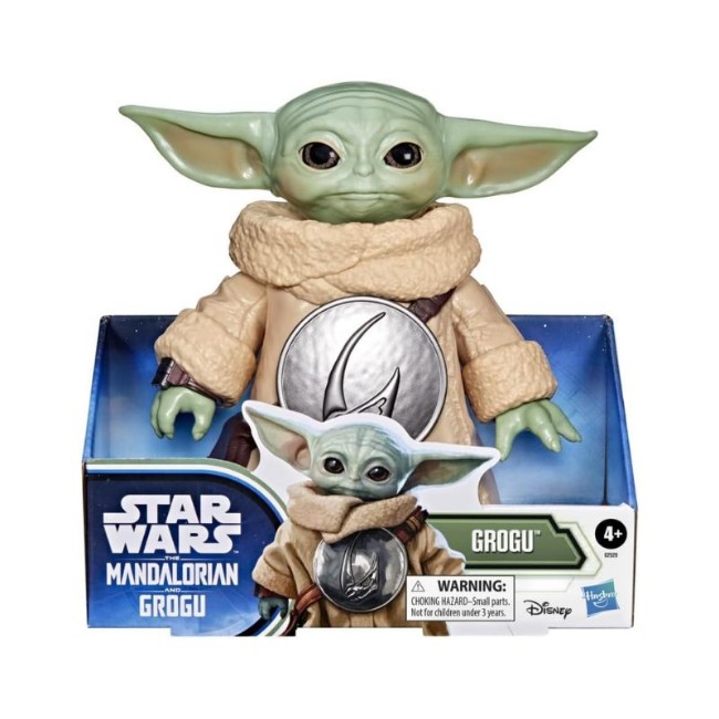 7464bdfdcbb5839eddb1d834bc9e031b Grogu Action Figure 16 cm con lanciatore da polso e 3 articolazioni - immagine 1