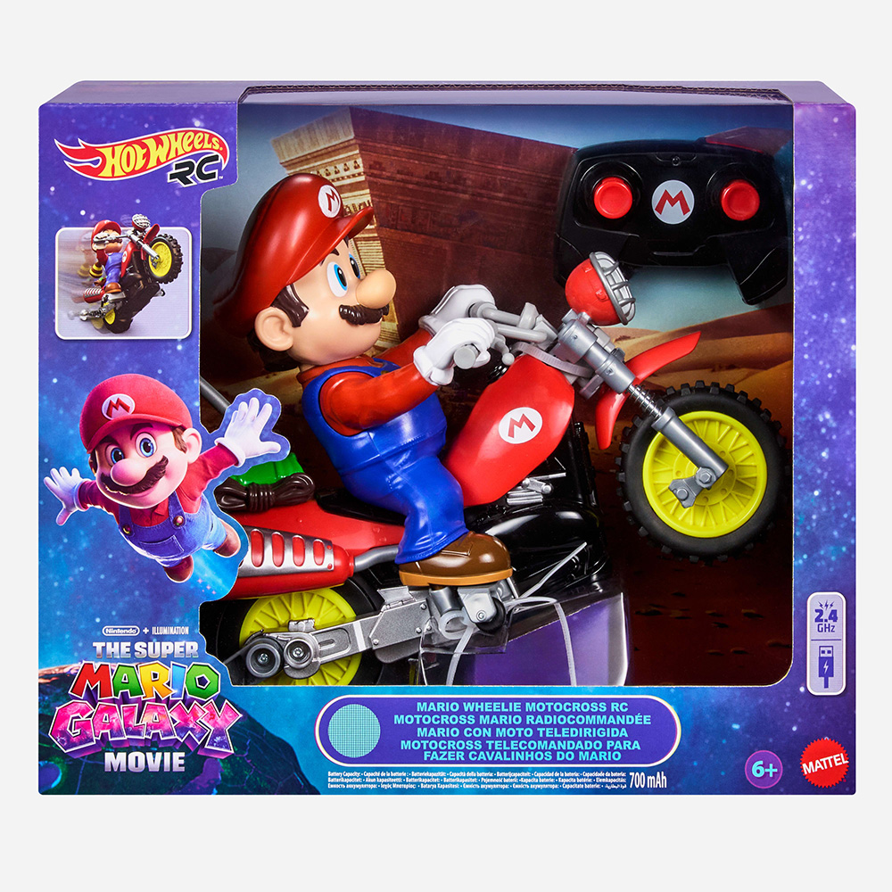 7a105a3befc22c50816ec2cee5a73958 Hot Wheels Super Mario Motocross RC - immagine 1