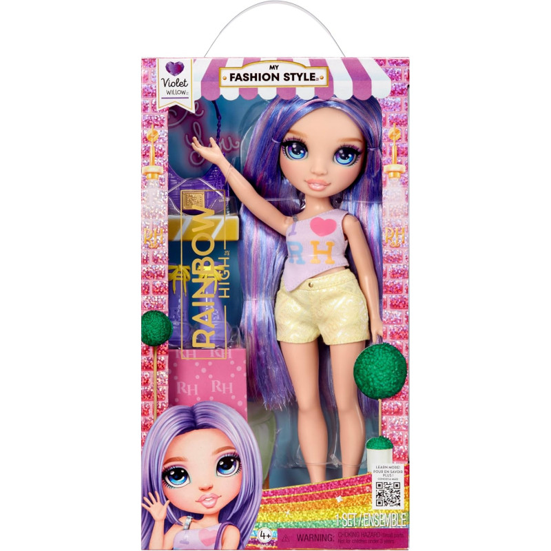 7a4539bbd79a4b9566936679a92aefbc Rainbow High My Fashion Style Violet - immagine 1