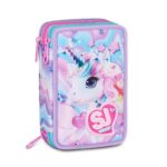 ASTUCCIO 3 ZIP SJ GANG GLOW LED UNICORN GIRL