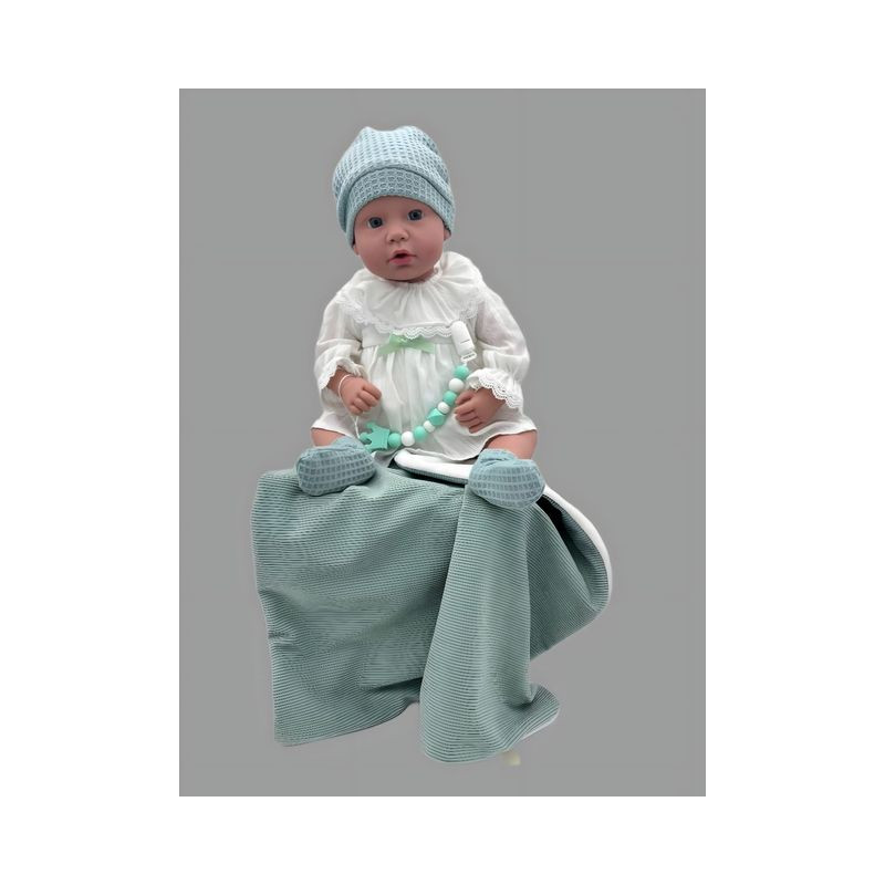 9e1e903a71cf7310c0b0a94427d83527 Bambola Eva collection newborn premium d da 50cm - immagine 1
