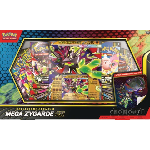 b1daafbcbeee0e2f2735573cd1d7c3d2 Pokemon Collezione Premium Mega Zygarde-ex - immagine 1