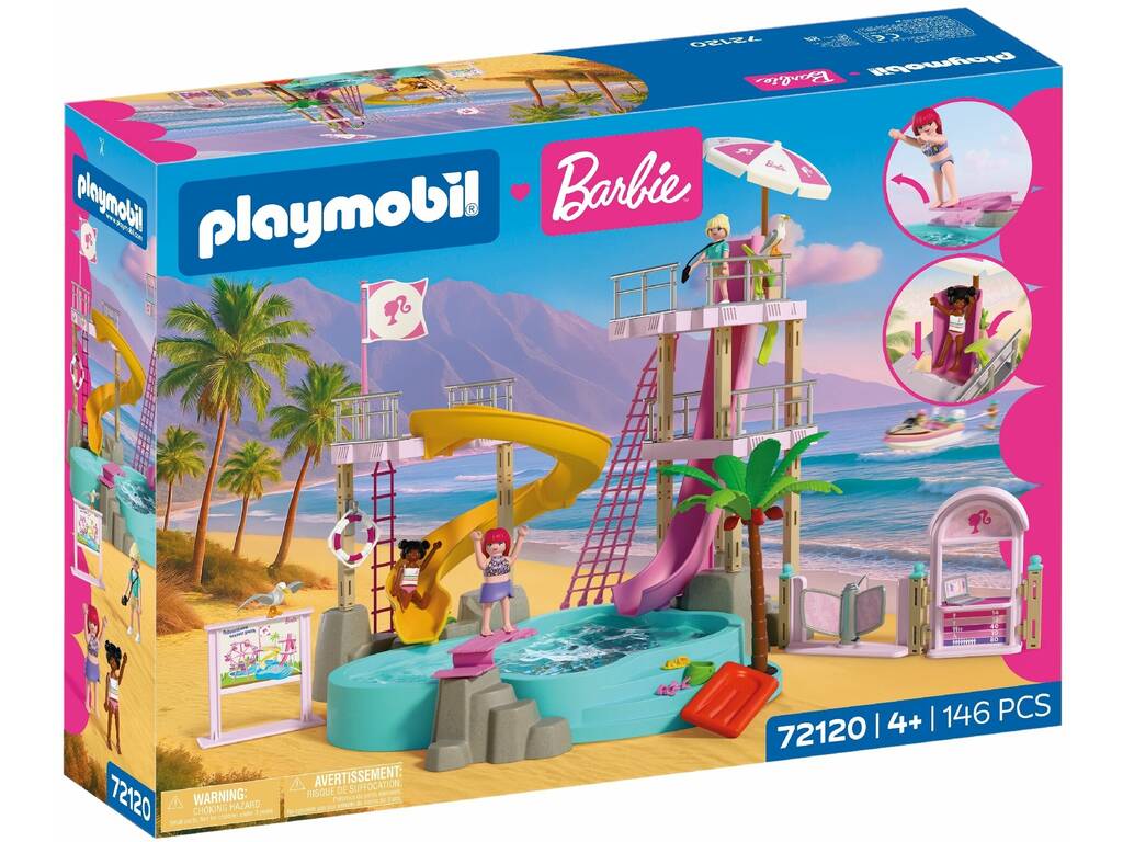 be433bbe3850eb4badd109ee727f87e4 Playmobil x Barbie Parco acquatico - immagine 1