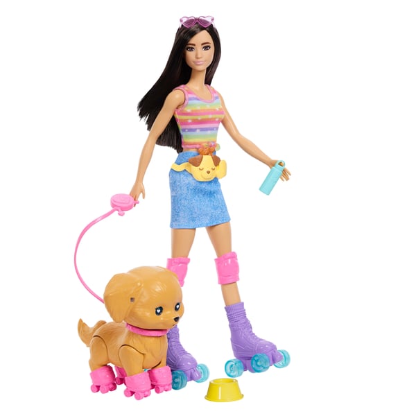 d9634c1e412068166a0a6f2cfabed131 Barbie & Cucciolo sui Pattini Brunette - immagine 1