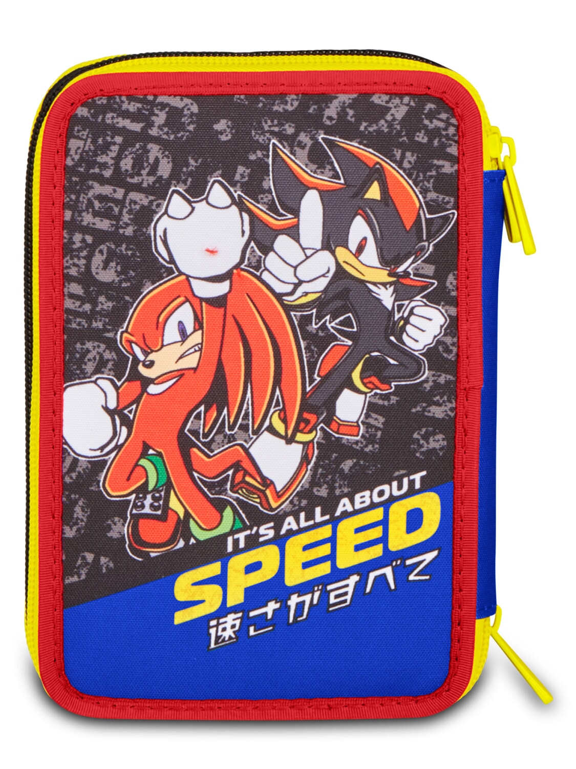 da8142f2b8143758feb183ab35fb6c06 ASTUCCIO 3ZIP SONIC THE HEDGEHOG HEDGEHOG SPEED - immagine 1