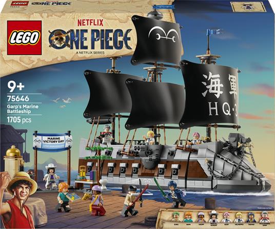 ec7578ebc38b676a88952d453d18d383 Lego ONE PIECE La nave da guerra di Garp - immagine 1